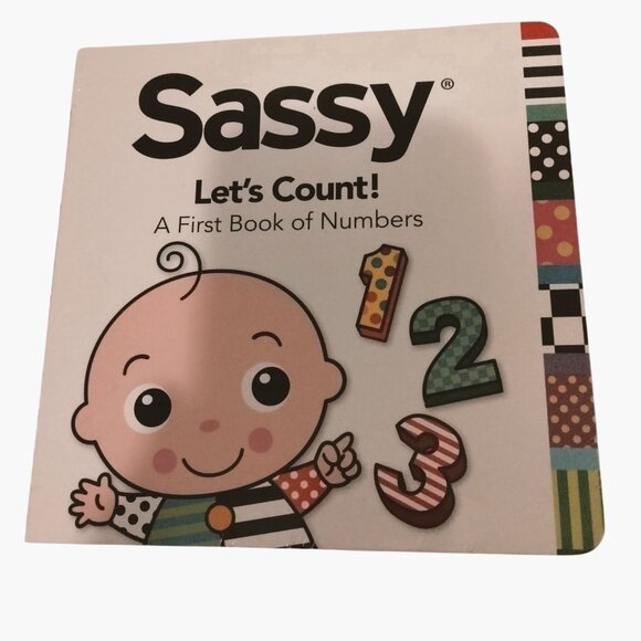 Sassy Lets Count First Numbers Board Book For Babies - Picture 1 of 4